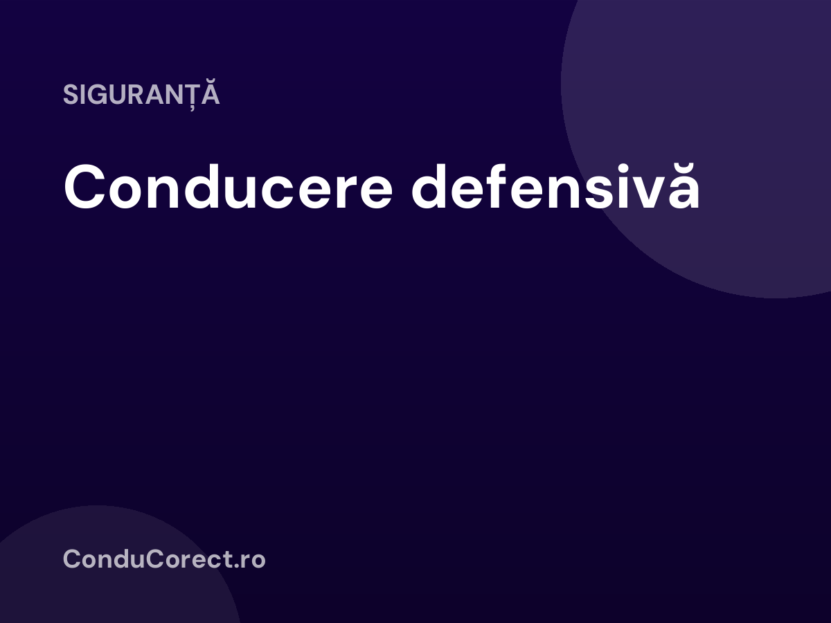 Conducere defensivă